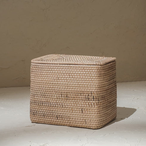 Rattan storage baskets - Different sizes and colours! - Coastal Villa Homeware
